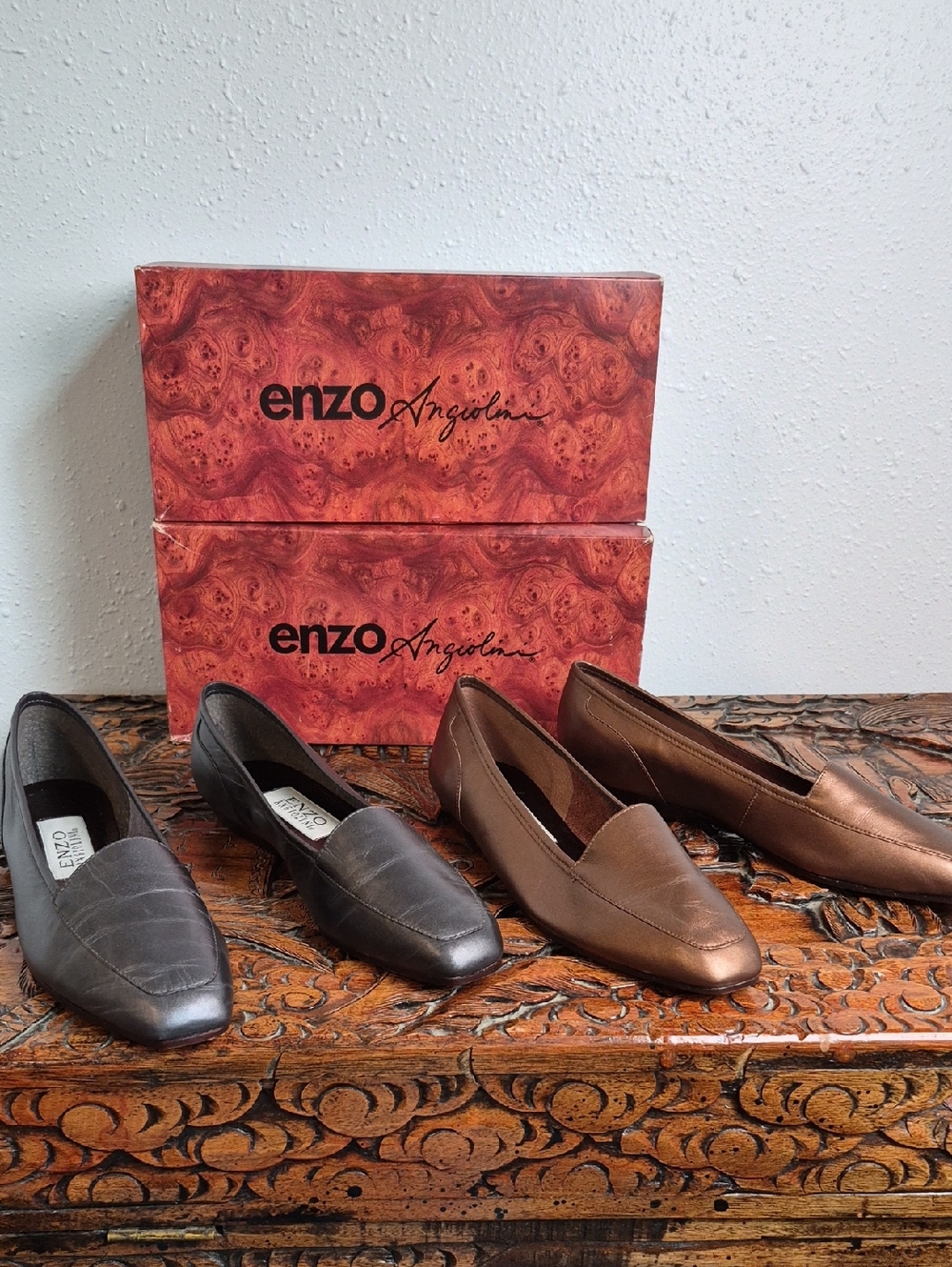 ENZO ANIOLINI Liberty15 Metallic Loafer Bundle 7.5